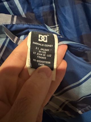 Chaqueta reversible azul DC