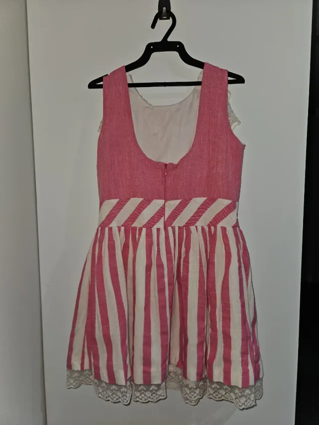 Vestido ceremonia niña rosa talla 10