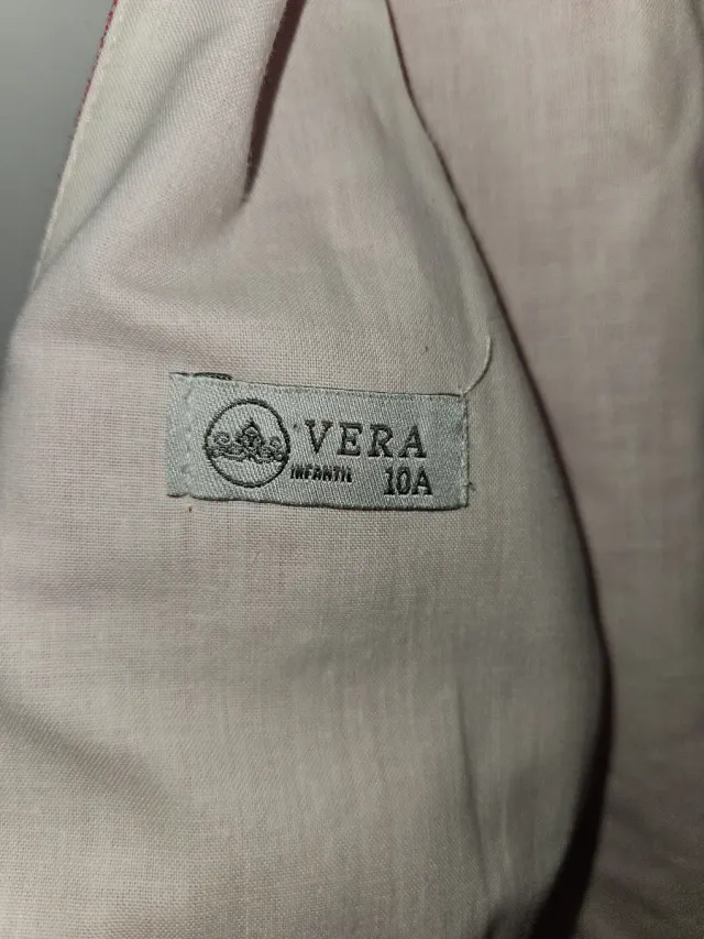 Vestido ceremonia niña rosa talla 10