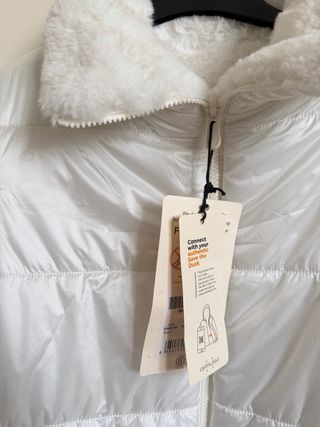 Save the Duck Piumino Bianco Animal Free