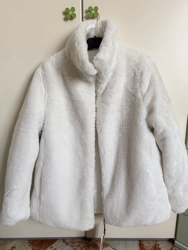 Save the Duck Piumino Bianco Animal Free