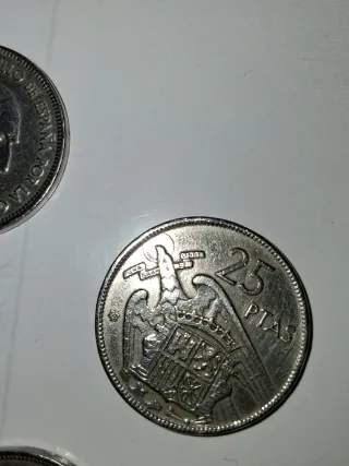 5 Monedas 25 Pesetas