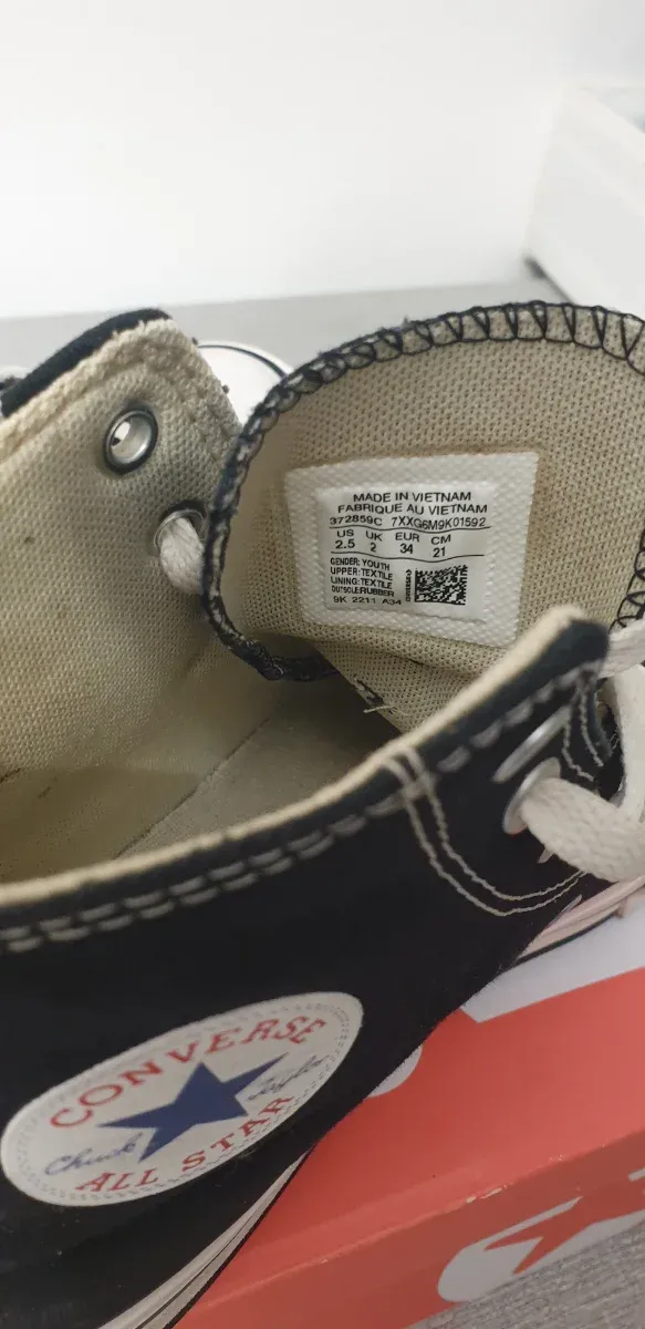 Converse All Star Hi Negras