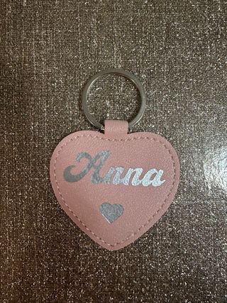 Portachiavi cuore personalizzato nome