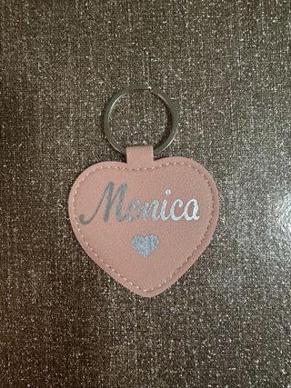 Portachiavi cuore personalizzato nome