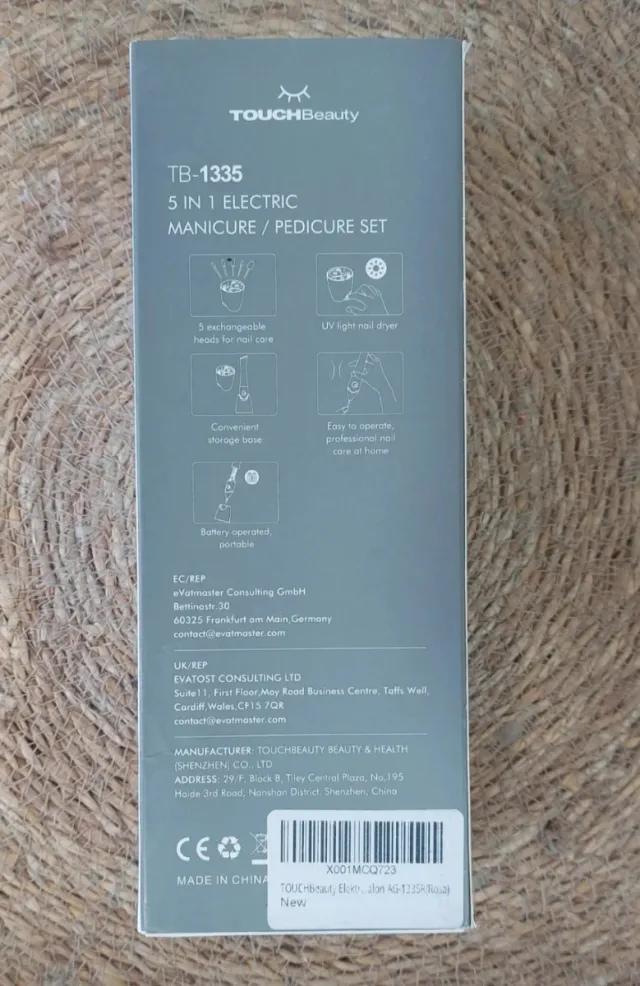 Lima uñas eléctrico TOUCHBeauty