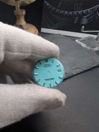 Rolex Datejust, esfera azul turquesa de 36 mm