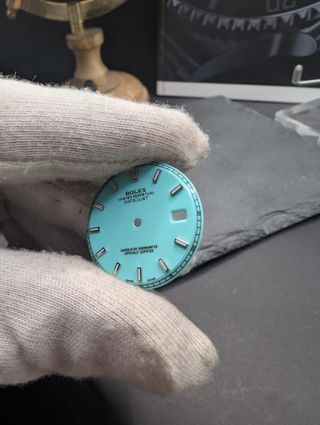 Rolex Datejust, esfera azul turquesa de 36 mm