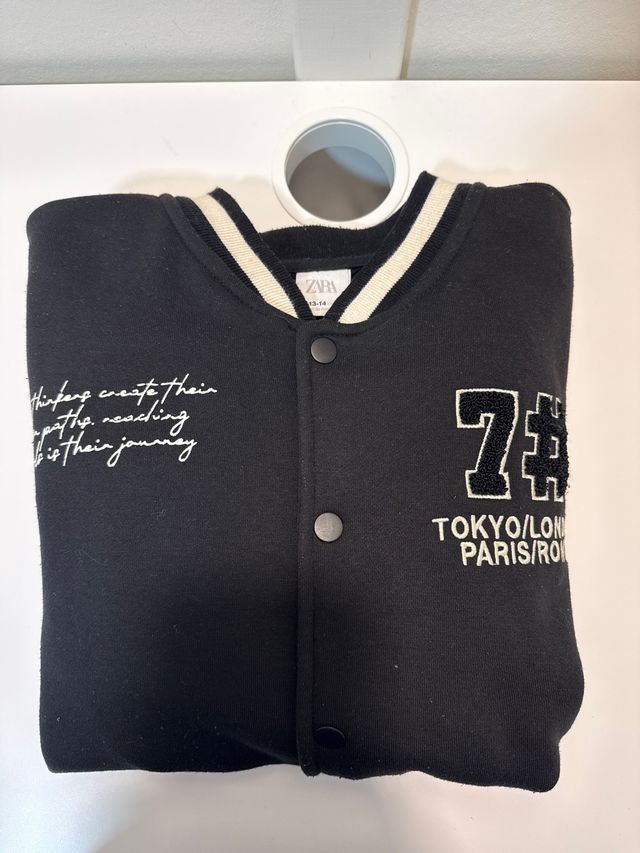 Chaqueta Zara Negra Talla 13-14