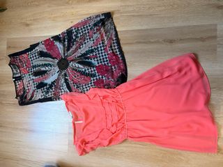 Vestidos de entretiempo y verano talla S y Xs muje