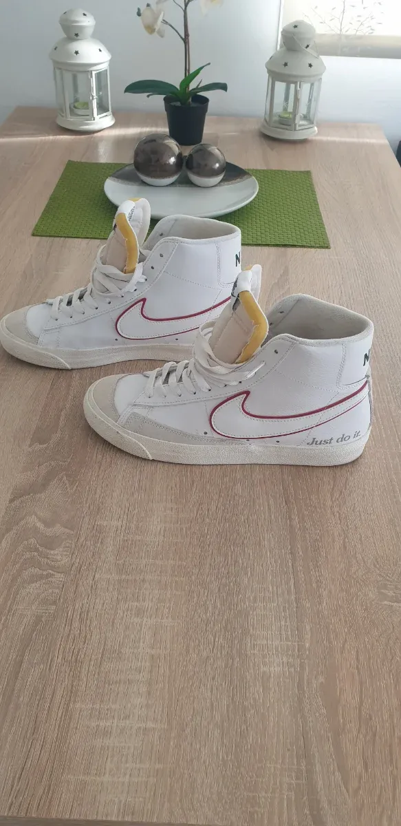 Nike Blazer Mid '77 Deportivas Blancas Rojas
