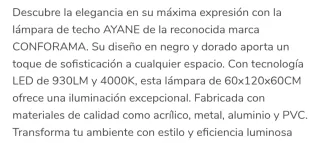 Lámpara de techo LED moderna Ayane