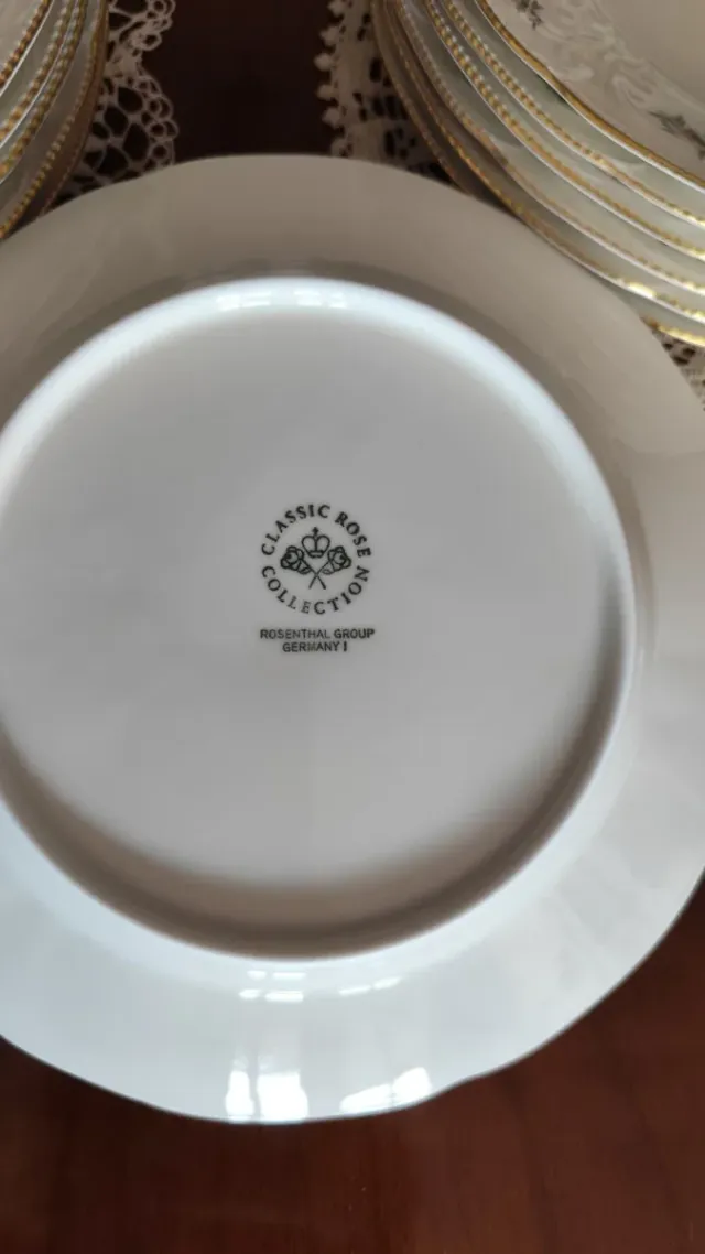 Vajilla Rosenthal Classic Rose