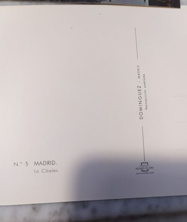 Lote Postales Antiguas Madrid y Cercedilla