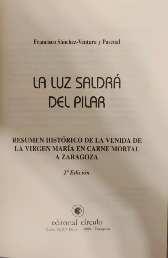 la luz saldra del pilar