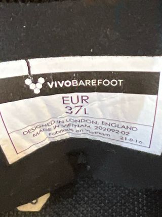Zapatillas VIVOBAREFOOT mujer negras