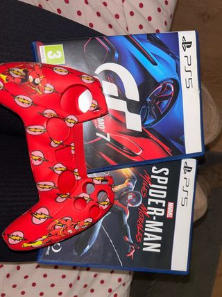 Juegos PS5 Gran Turismo 7 y Spider-Man