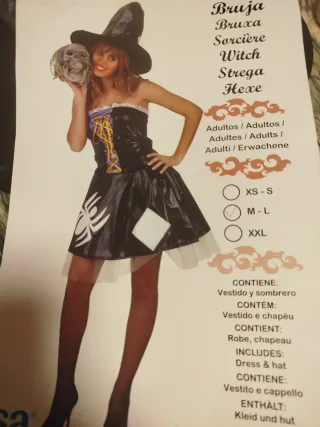 Disfraz Bruja Talla M-L