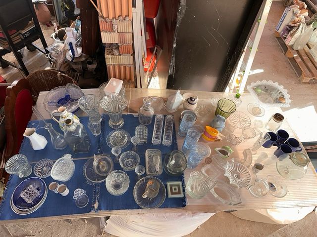 Vajilla de cristal y cerámica 