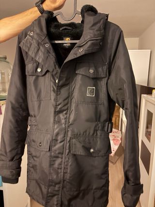 Abrigo Carhartt forrado negro Talla XS