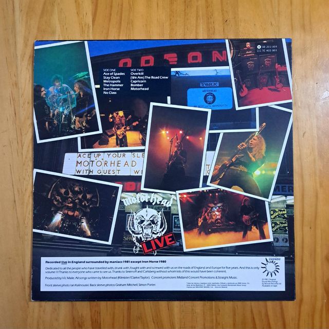 Vinilo Motörhead - No Sleep 'til Hammersmith.