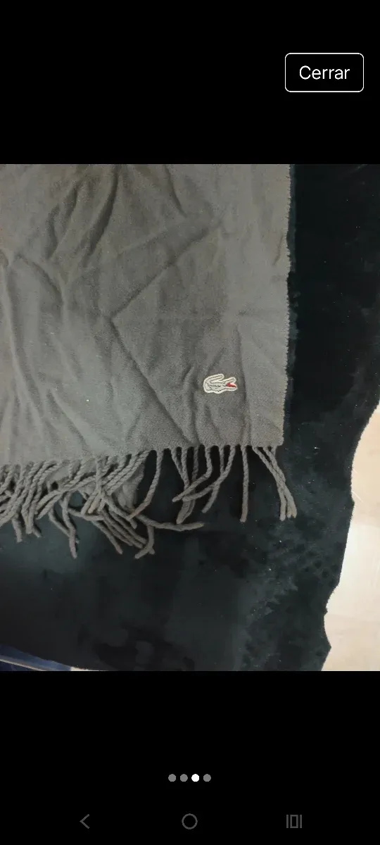 Bufanda Lacoste Gris