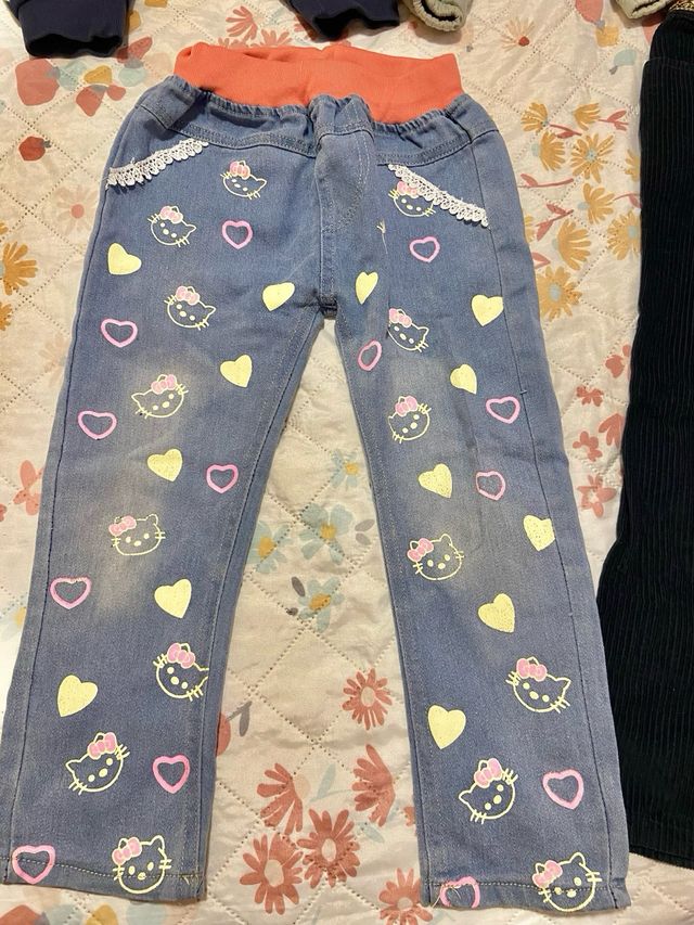 Lote 5 Pantalones Niña Talla 5