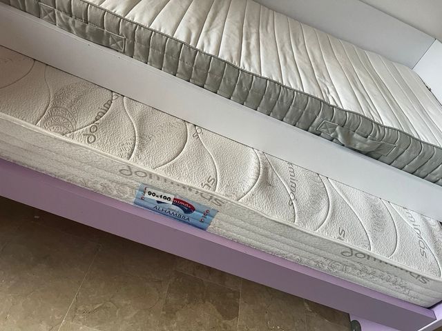 Cama nido con dos colchones