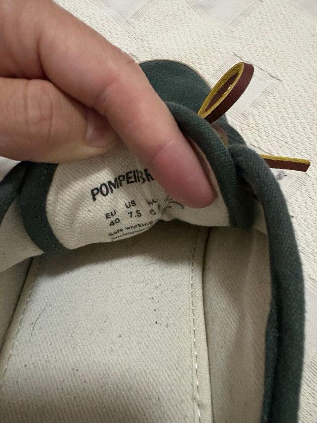 Zapatillas Pompeii Verdes Talla 40