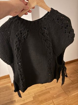 Jersey lana negro suave