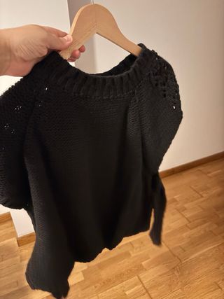 Jersey lana negro suave