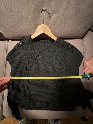 Jersey lana negro suave