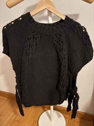 Jersey lana negro suave