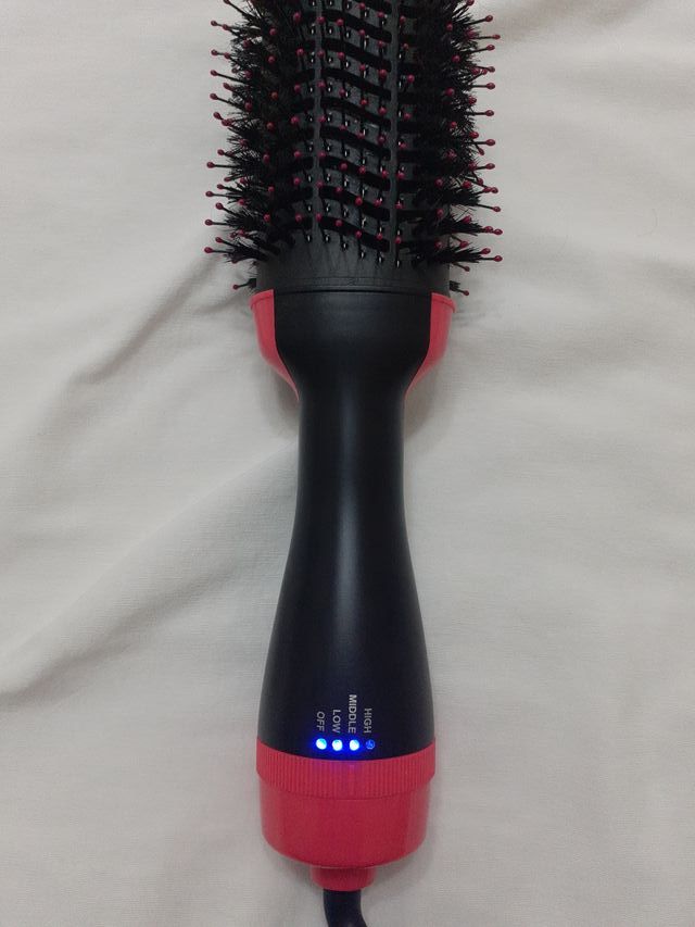 Secador Moldeador Negro y Rosa