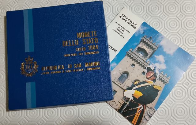 San Marino 1984 Divisionale FDC 9 Monete