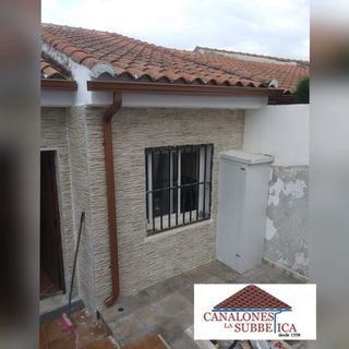 Canalones sin soldadura