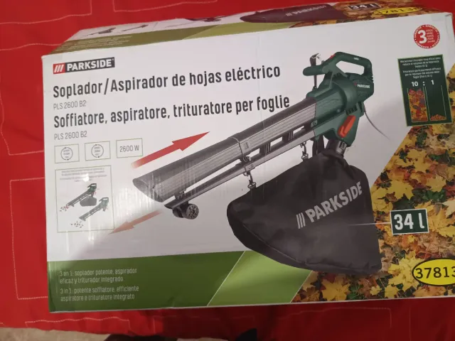 Soplador/Aspirador Eléctrico Parkside PLS 2600 B2