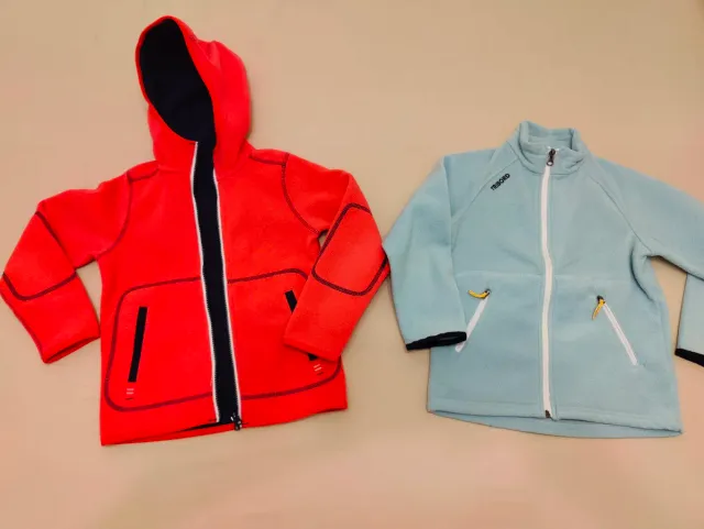 Lote 2 chaquetas polares niña T. 6
