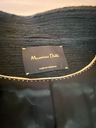 Chaqueta negra estilo motero, de vestir