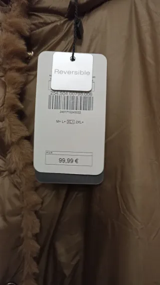 Chaqueta Couchel Reversible Beige/Marrón