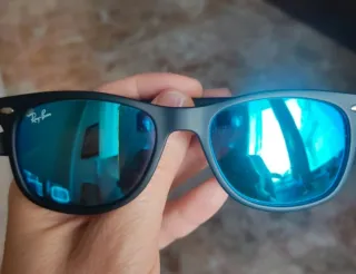 Occhiali da sole Ray Ban bambino neri/blu
