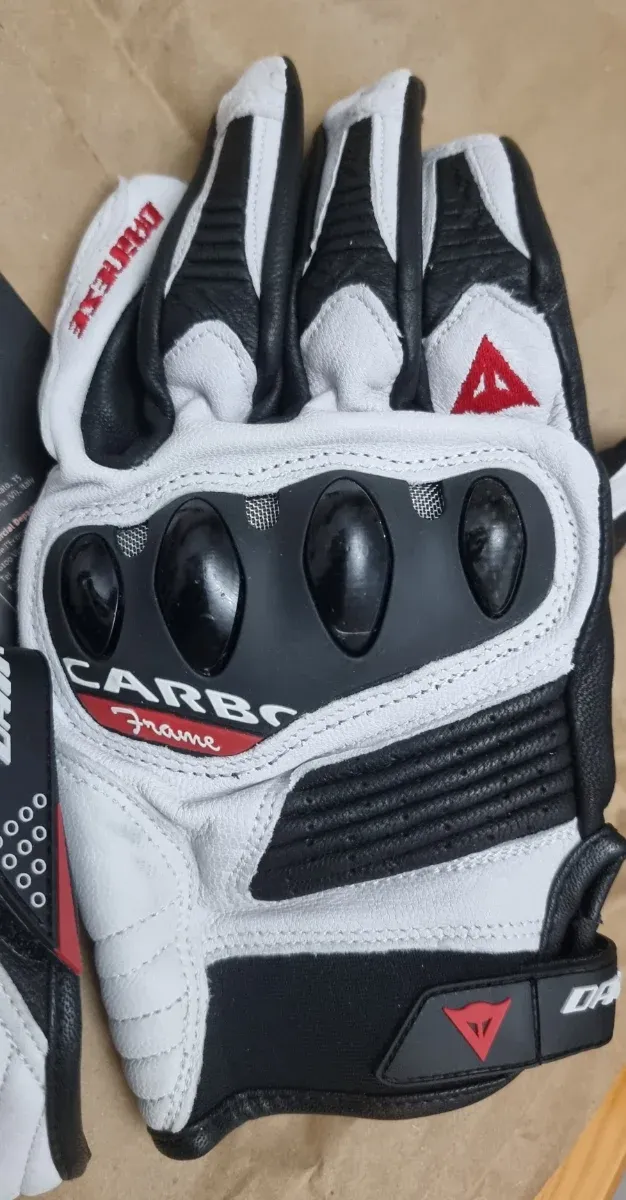 Guantes Dainese Carbono Frame Piel Cortos Touch