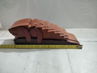 Caja rompecabezas de madera artesanal