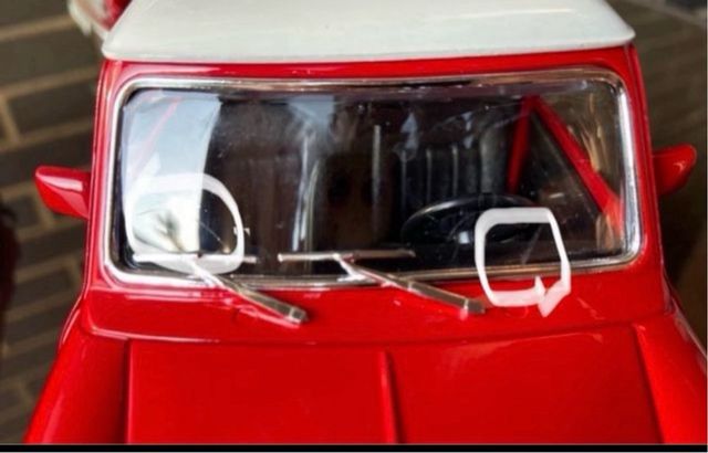 Mini Cooper 1:16 Bburago Rosso