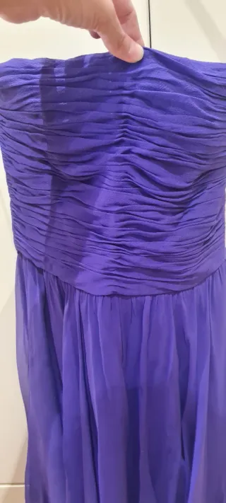 Vestido fiesta morado talla 6