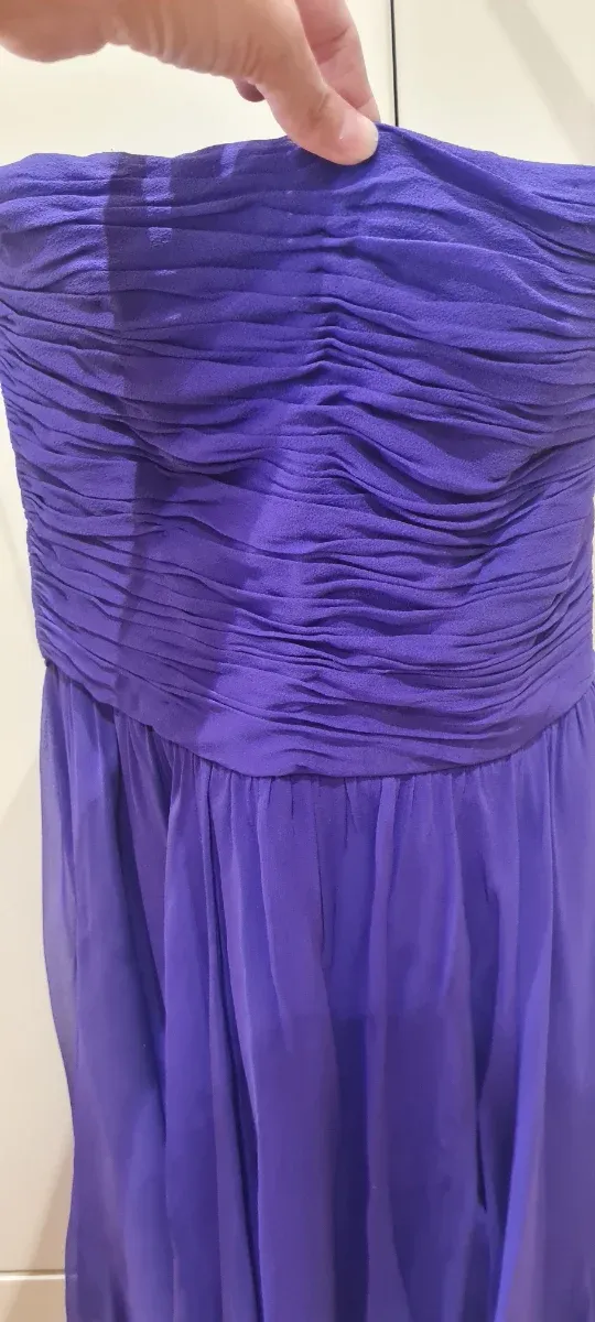 Vestido fiesta morado talla 6