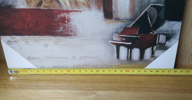 Cuadro Beethoven Piano Notas Musicales