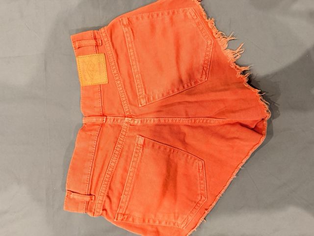 Shorts vaqueros Pull&Bear naranjas mujer