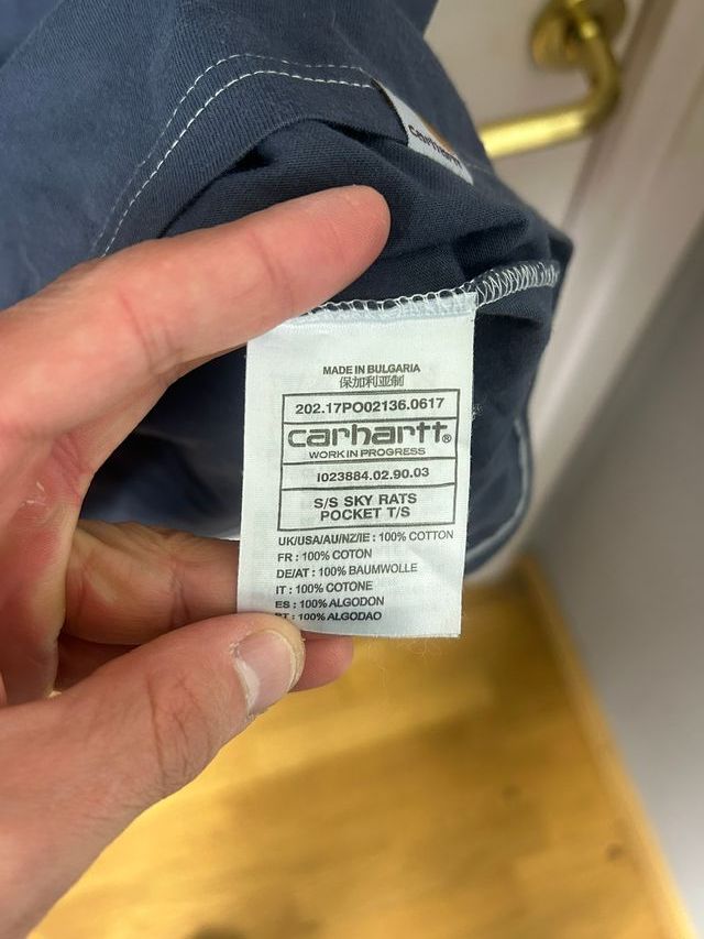 Maglietta Carhartt Wipp Vintage con logo retrò Sky Rats