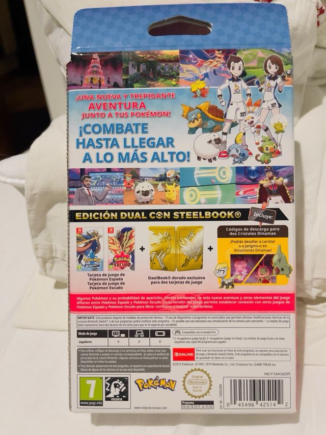 Pokémon Espada y Escudo Edición Steelbook